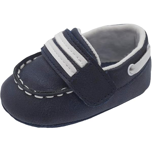 Mocassini Neonato In Tessuto Bianco Con Pois - Yachting Scarpe Baby Bambino Con Suola Morbida Antiscivolo (Taglia 18/19, 3-6 Mesi)