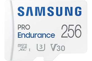 Samsung PRO Endurance 256GB microSDXC UHS-I U3 100MB/s Video Monitoring Memory Card with Adapter (MB-MJ256KA)