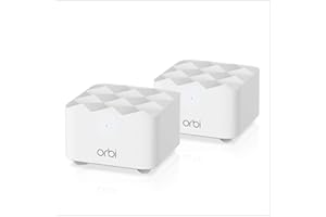 Netgear Orbi RBK12-100PES - Sistema WiFi Mesh en Toda la casa, sustituye al Router y Cubre hasta 140 m²
