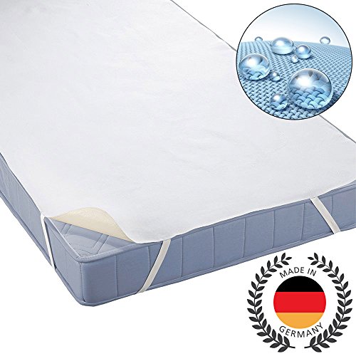 Beautissu® Matratzen-Schoner BEAUTECT 120x200cm, 4 Eckgummis, wasserdichte Matratzen-Auflage "Made in Germany"