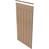 bangu Dekoratif Duvar Paneli (54 X 105 Cm) Boyanabilir Ahşap 10 Mm Ham Mdf Duvar Paneli