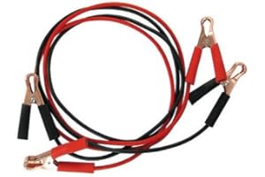 SHOP4BIKERS Motorcycle motorbike scooter 6v 12v battery booster cable Jump leads compact with bag