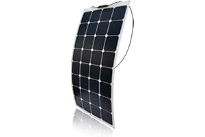 Plusenergy wccsolar Placa Solar Flexible 150w Monocrystalline 12v Panel Solar Flex 150w Ideal para Autocaravana,Caravana y Barco