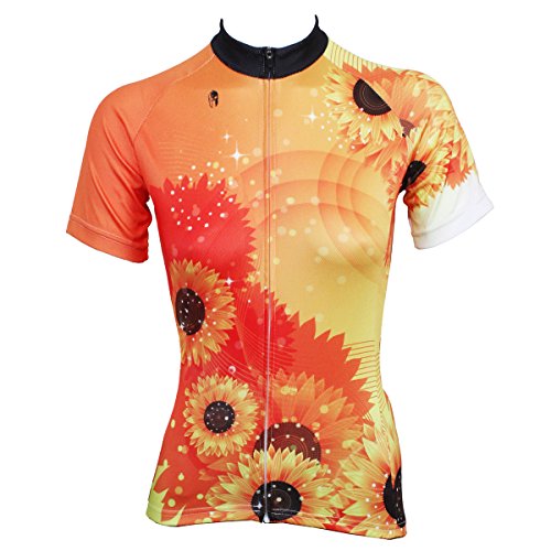 APTRO® Frauen Kurzarm Regular Fit Radtrikot Radshirt Bikeshirt Fahrrad Trikot 608 Größe XS-XXL - 3