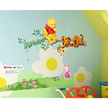 Stickers Muraux Citation Winnie L'Ourson - Décoration Enfant, Neuf