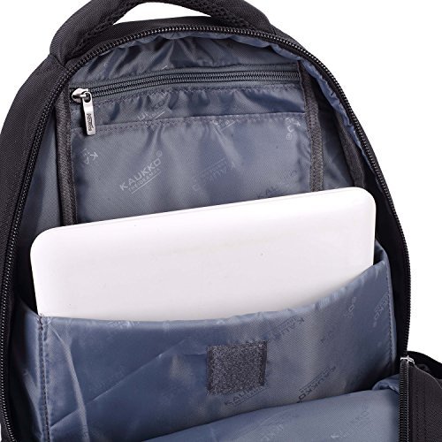 KAUKKO Herren Outdoor Sports Freizeit Canvas Rucksack 14 Zoll Laptoprucksack Reisetasche Daypacks Schultasche Backpacks - 4