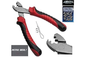 STMK Klemmhülsen Set mit Hülsenzange und ca. 100 Jenzi Quetschhülsen 0,6-1,8mm + gratis Petri Heil! Aufkleber