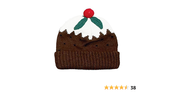 Christmas Pudding Beanie Hat by Premier 