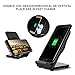 Produktbild Aursen Qi wireless charger Vertikalständer PC Ladestation Wireless mit Galaxy s7, Galaxy S7edge, Galaxy S6, S6 edge Nexus 4, :Nexus5, :Nexus6, :Nexus7 HD 10W -- Kühlgebläse wireless Ladegerät