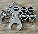 Price comparison product image JEEP BLACK TOP CHROME Wheel Valve Dust Caps WITH CHROME SPANNER KEYRING EXCLUSIVE FROM US RENEGADE CHEROKEE WRANGLER