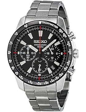 Seiko Herren-Chronograph - SSB031P1 - schwarzes Zifferblatt, 100M