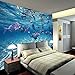 Produktbild rylryl 3d wallpaper cartoon kreative submarine world marine life mural kinder schlafzimmer aquarium wohnzimmer hintergrund tapeten wohnkultur-250x175cm