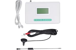 MXGZ Fixed Wireless Terminal, Quad Band GSM SIM Card Phone Line Desktop Caller ID Dialer GSM850/900/1800/1900MHZ with LCD Backlit Display for Telephone Landlines, Alarms, Recording Boxes, 5V 1A(#2)