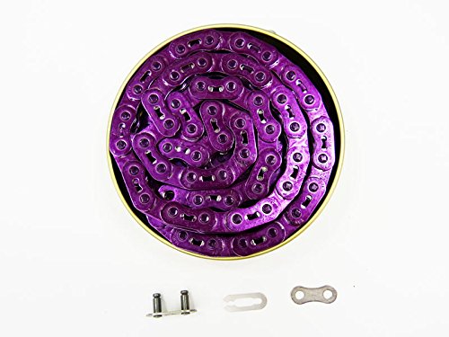 Preisvergleich Produktbild Power Fahrrad Kette Gusset eloxiert 1 / 8" Violett