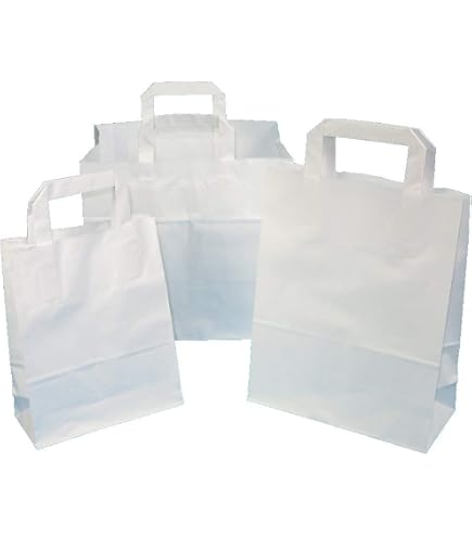 250 Papiertragetaschen Papiertaschen Tüten Papiertüten Braun 18