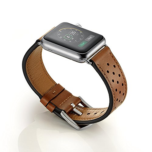 Elobeth For Apple Watch Band Luxury Genuine Leather Watch Strap