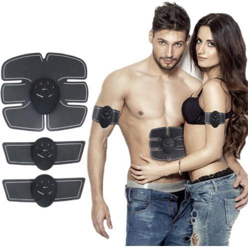 Abs Trainer EMS Stimulator Portable Home Gym Fitness Workout Abdominal Muscle Toner for Men &amp; Women Massage Toning Belt for Abdomen/Arm/Leg Training