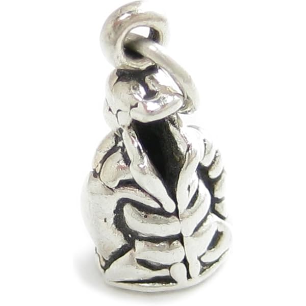 Charme De Bracelet En Argent Sterling Vintage 'RUGBYMAN' - 2,4 G, 2,0 Cm, Occasion En Bon état