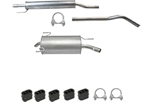 Ferroz Export Ersatz für Auspuffanlage für Opel Corsa C 1.0 (F08, F68) BJ. 2000-2009 Auspuff + Anbausatz