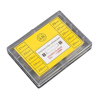 NUOLUX 170pcs barrette Assortiment ressort Bracelet 21-30mm Réparation Montre Horloger