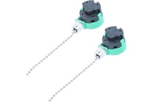 DOITOOL 2Pcs Ceiling Fan Switch Pull Chain Switch 3 Speed Fan Light Switch for Ceiling Fan Lights (Green)