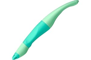 Penna Roller Ergonomica - STABILO EASYoriginal Pastel per Destrimani in Verde Menta - Cartuccia Blu inclusa