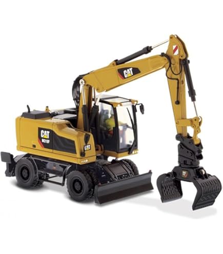 Diecast Masters Caterpillar 85658 - Excavadora De Cadena 336 Next Gen, Detallada H0 Cat En Caja De Metal, Escala 1:87, Aprox. 12 X 4,1 X 5,5 Cm, 14+, Adecuado Para Modelos De Ferrocarriles Y