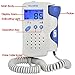 Popamazing Professional Prenatal Fetal Doppler LCD Screen Backlight Display Heart Sound Monitor