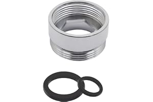 Kranadapter i metall, 1 st 20 mm honkransadapter luftare kontakt, 20 mm - 22 mm för köksvattenbesparing