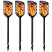 Produktbild Solar Licht Outdoor, Tenger Garten Beleuchtung Solar Powered Wireless Wasserdicht Flame Solar Lichter an/aus für Garten/Terrasse/Auffahrt 4 Stück