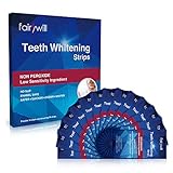 Teeth Whitening Strips,Fairywill Professional Whitening Strips,Fast Results & Non Peroxide, Removes Stains & Freshens Breath,Dental Whitener Kit for Removing Teeth Stains