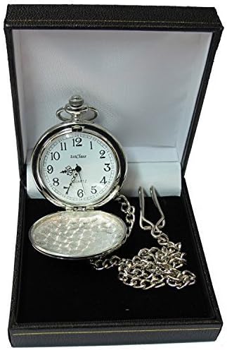 Lucy GPersonalised Pocket Watch in Box 40th/50th/60th/65th/70th/80th/Birthday/Best Man