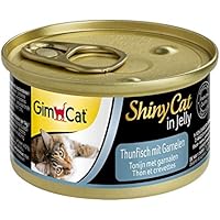 GimCat ShinyCat In Jelly de Atún con Gambas 70 gr
