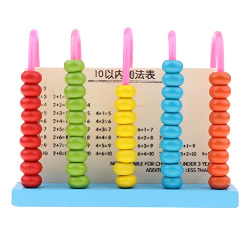 Perfeclan Boulier Abaque en Bois Jouet Éducatif Calcul pour Enfant