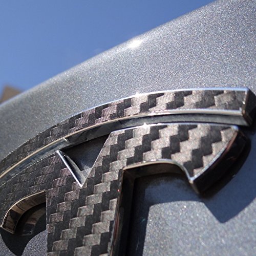 Preisvergleich Produktbild Tesla Carbon Fiber Decals (Rear "T")