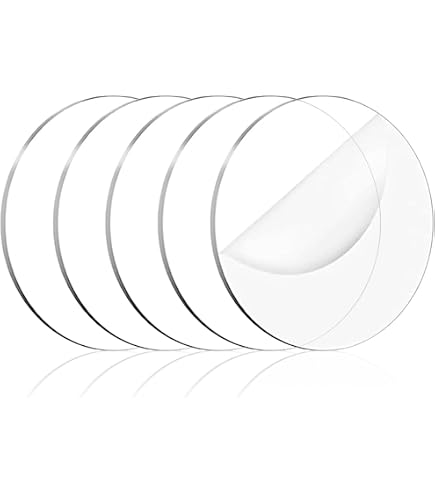 Materiale Fai Da Te Fogli Acrilici Trasparenti | 15 Pezzi 15 Cm | Per Fai Da Te, Decorazioni E Progetti Creativi Plexiglass Rotondo 15cm Spessore 2mm - 4