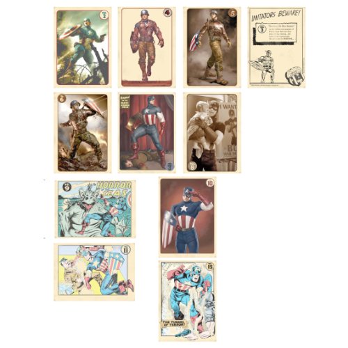 Marvel Avengers Agent Coulson Captain America Trading Card Set