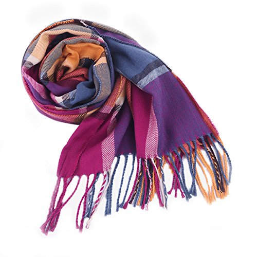 Pour Les Femmes, L'Écharpe Écossaise Foulards Légers Châle De Floral Au Printemps