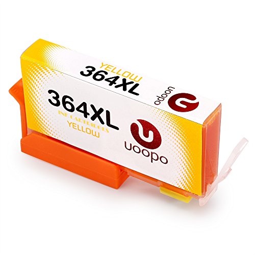 Uoopo Kompatibel Druckerpatronen für HP 364XL, Patronen Kompatibel mit HP Photosmart 7510 7520 5520 B110a 5510 5515 6510 6520 5522 B010a C6380, HP Photosmart Premium C410b C310a C309g, HP Deskjet 3520 3070A, HP officejet 4620 Drucker (3 Schwarz 1 Cyan 1 Magenta 1Gelb) - 6