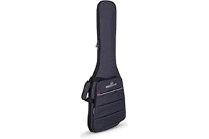 Crossrock Housse pour Guitare Électrique CRSG107E, Rembourrage 10 mm, Style Sac à Dos, Gris Foncé (CRSG107EGR)
