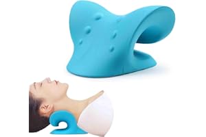 OCTIFIE Neck stretcher for neck pain relief and Neck posture corrector, neck hump corrector pillow, neck cloud - cervical traction device for men and women