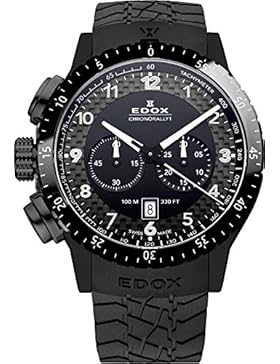 EDOX Unisex-Armbanduhr EDOX RALLY INSTRUMENTS CHRONORALLY 1 Chronograph Quarz Kautschuk 10305 37N NN