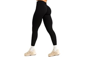 SMILODOX Leggings Damen Amaze Scrunch Pro, Butt Lift Sporthose High Waist V-Shape Trainingshose Seamless Blickdicht Yogahose Für Sport Fitness Alltag