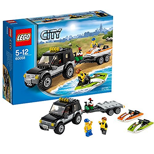 Preisvergleich Produktbild LEGO City 60058 - Geländewagen mit Wasserfahrzeugen