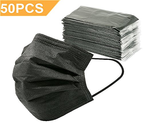 BXT-Home Bxt pack-3 comfort anti Dust Face Mouth Warm Masks Cotton & carbone attivo con 3D goffratura quadretti per uomo donna