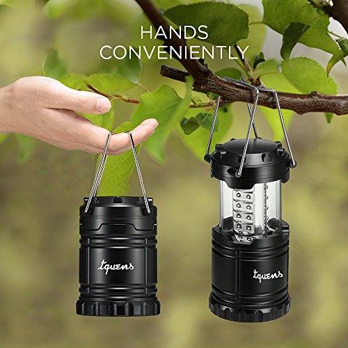 LED Campinglampe, Tquens® Zusammenklappbare, Superhelle, Wasserdichte Camping Laterne, Taschenlampe – L400 (000EH20692) - 8