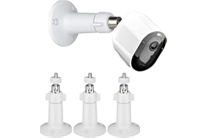 TYEYOBER Supports muraux pour caméra de sécurité Arlo Pro, Arlo Pro 2/3/4, Arlo Ultra/Ultra 2, Arlo Go/Go 2, Arlo Essential Spot, Ring Stick Up,Eufycam 2/2C Support de Fixation réglable de sécurité