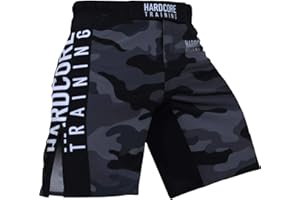 Hardcore Training Fight Shorts Kurze Hose Herren MMA BJJ Grappling Fitness Boxen Muay Thai No Gi