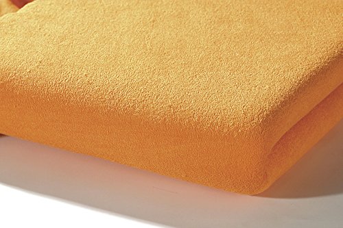 Preisvergleich Produktbild Alvi 93527 Spannbettlaken apricot