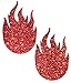 Price comparison product image Pastease Women's Red Glitter Flame Nipple Pasties o/s